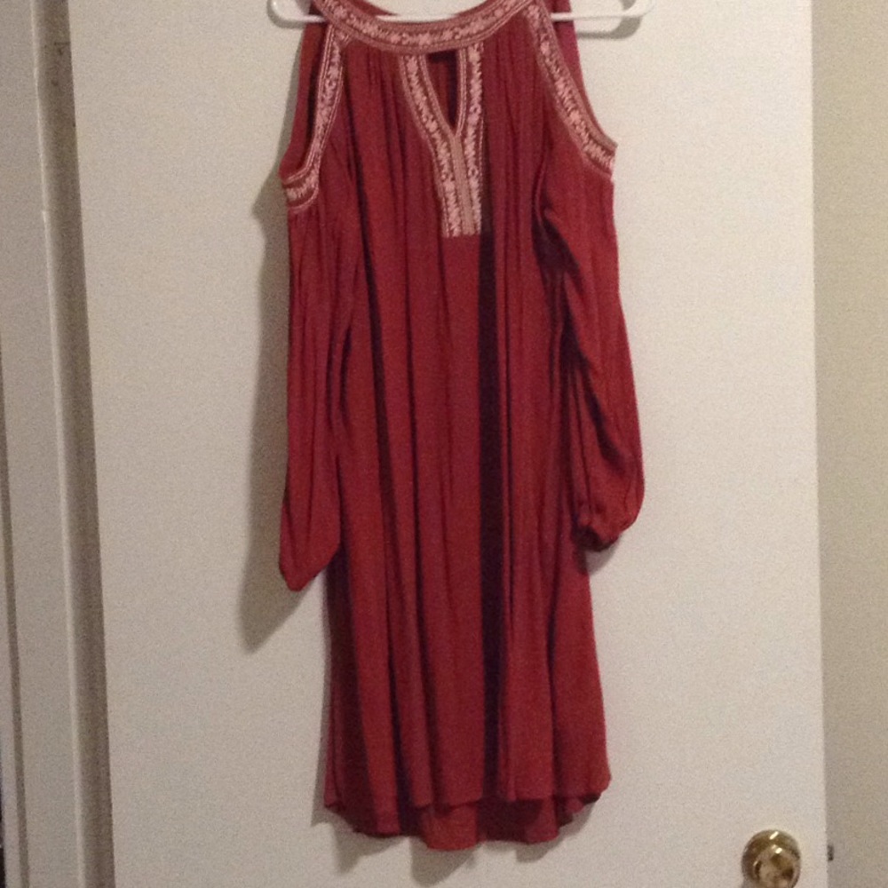 Long sleeve peasant dress!